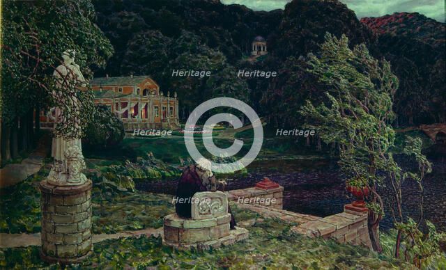 The Sound of the Old Park, 1926. Artist: Vasnetsov, Appolinari Mikhaylovich (1856-1933)