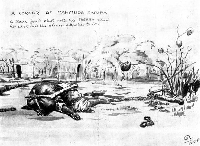 The Soudan Advance: a corner of Mahmud's Zareba, 1898. Creator: Unknown.