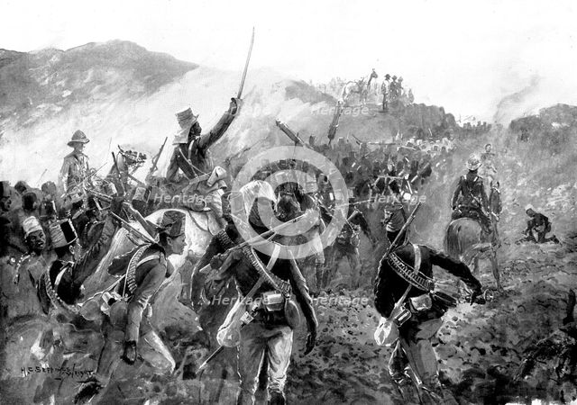 The Soudan Advance: "Hey! Ho! Saladin!" a marching song of the Soudanese, 1898. Creator: Unknown.