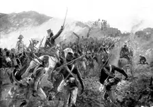 The Soudan Advance: "Hey! Ho! Saladin!" a marching song of the Soudanese, 1898. Creator: Unknown