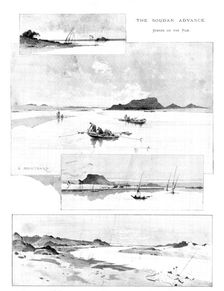 The Soudan Advance: scenes on the Nile, 1898. Creator: Unknown