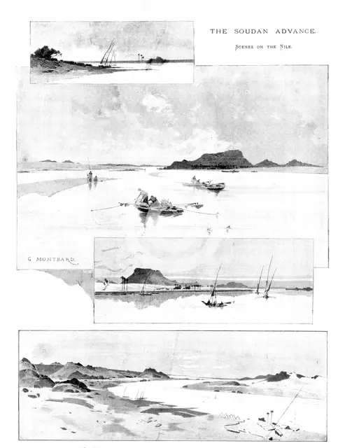 The Soudan Advance: scenes on the Nile, 1898. Creator: Unknown.