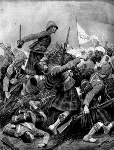The Soudan Advance: the Seaforth Highlanders forcing Mahmud's Zareba in the Battle of Atbara, 1898. Creator: Unknown