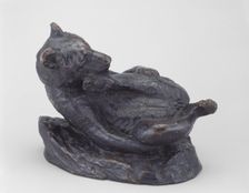 The Soul of Contentment (Black Bear), Modeled 1886, cast 1886/99. Creator: Edward Kemeys