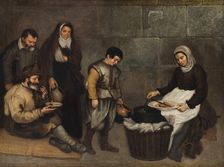 The Soup Kitchen, c.1630. Creator: Puga, Antonio de (1602-1648)