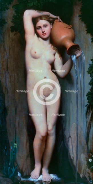 'The Source', 1856. Artist: Jean-Auguste-Dominique Ingres
