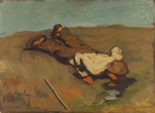 The Source, 1924. Creator: Egger-Lienz, Albin (1868-1926)