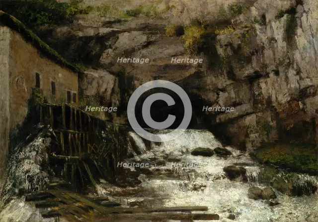 The Source of the Loue, 1864. Creator: Gustave Courbet.
