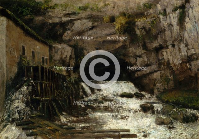 The Source of the Loue, 1864. Creator: Gustave Courbet.