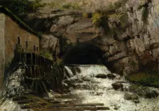 The Source of the Loue, 1864. Creator: Gustave Courbet