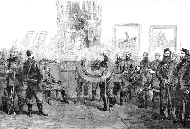 The South Middlesex Volunteers, 1862. Creator: W Thomas.