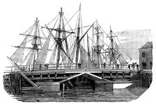The South Australian Company's Swing-Bridge at Port Adelaide, 1858. Creator: Unknown