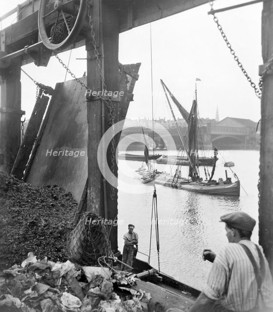 The South Bank, Lambeth, London, before 1933. Creator: George Davison Reid.