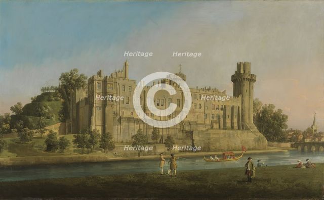 The South Façade of Warwick Castle, 1748. Creator: Canaletto.