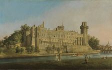 The South Façade of Warwick Castle, 1748. Creator: Canaletto
