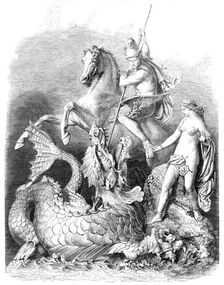 The South Fountain at Witley Court, Worcestershire, the seat of the Earl of Dudley, 1862. Creator: Unknown