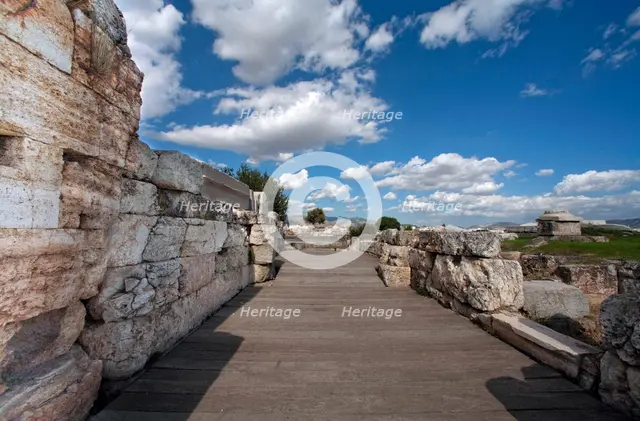 The South Gate at Eleusis, Greece. Creator: Samuel Magal.
