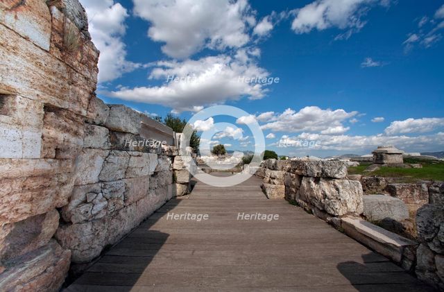 The South Gate at Eleusis, Greece. Creator: Samuel Magal.