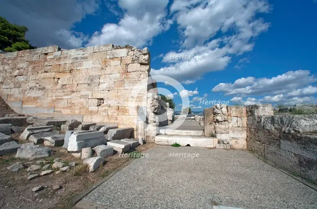 The South Gate at Eleusis, Greece. Creator: Samuel Magal.