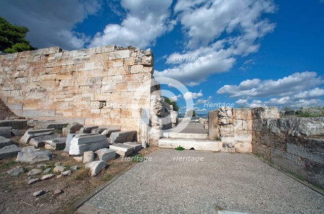 The South Gate at Eleusis, Greece. Creator: Samuel Magal.