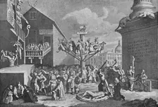 The South Sea Bubble, from a print by William Hogarth 1721, (1904). Artist: William Hogarth