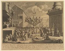 The South Sea Scheme, 1722. Creator: William Hogarth