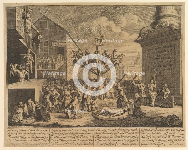 The South Sea Scheme, 1722. Creator: William Hogarth.