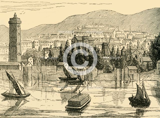 'The South Side of the Thames, Taken from Adelphi Terrace', 1770, (c1878). Creator: Unknown.