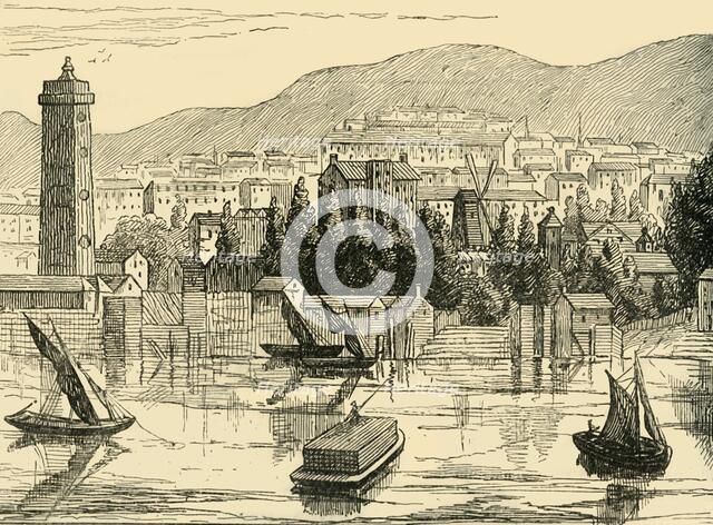 'The South Side of the Thames, Taken from Adelphi Terrace', 1770, (c1878). Creator: Unknown.