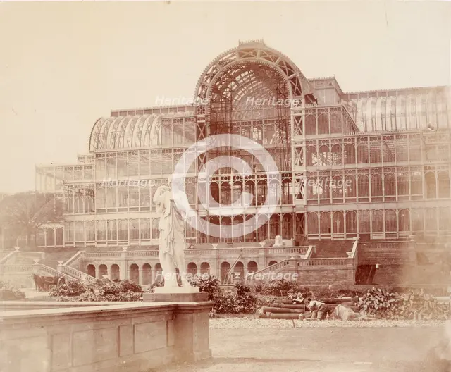 'The South Transept, from the Second Terrace', Crystal Palace, Sydenham, 1852-1854. Creator: Philip Henry Delamotte.