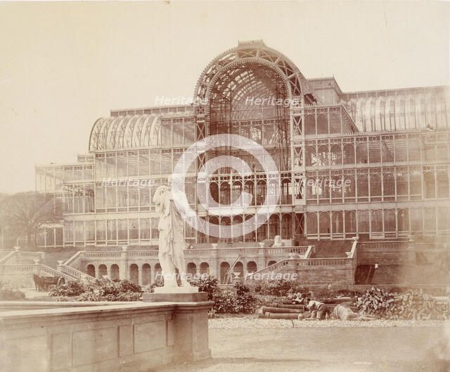 'The South Transept, from the Second Terrace', Crystal Palace, Sydenham, 1852-1854. Creator: Philip Henry Delamotte.