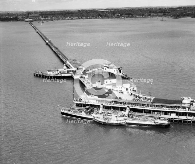The Southend Pier Prince George Extension, Southend-on-Sea, Essex, 1948. Artist: Aerofilms.