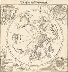 The Southern Celestial Hemisphere, 1515. Creator: Albrecht Durer