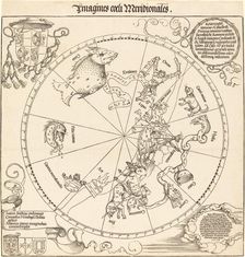 The Southern Celestial Hemisphere, 1515. Creator: Albrecht Durer