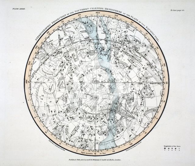 The Southern Hemisphere (Plate XXVIII), 1822.
