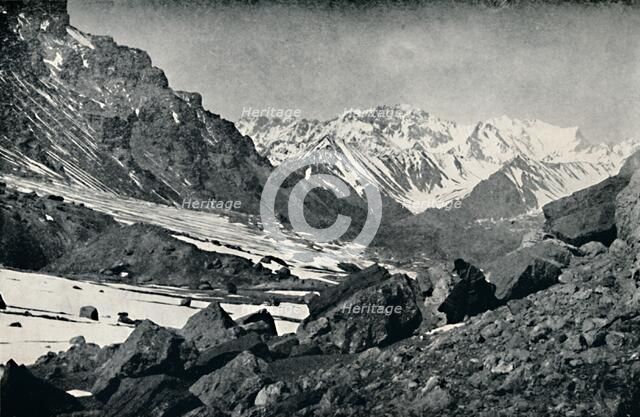 'The Southern Precipice of Aconcagua', 1911. Artist: Unknown.
