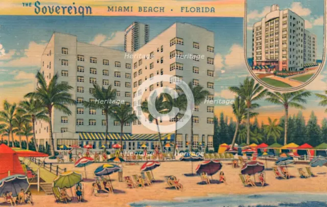 'The Sovereign. Miami Beach, Florida', c1940s. Artist: Unknown.