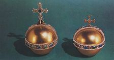 The Sovereign's Orb and Queen Mary II's Orb 1953