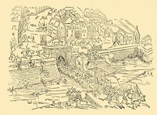 The Spaniards Capture Antwerp In Their Long Struggle With The Dutch 1576, (c1930). Creator: Unknown