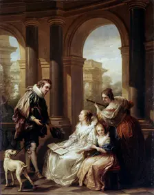 The Spanish Concert 1754. Artist: Carle van Loo