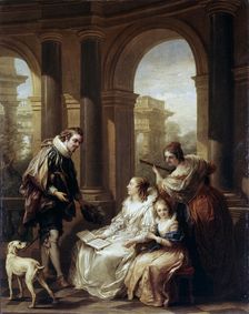The Spanish Concert 1754. Artist: Carle van Loo