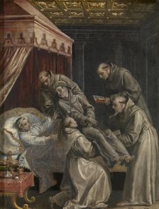 The Spanish Crown Prince Don Carlos Heals After Touching the Corpse of Saint Didacus, c1560-1600. Creator: Martin de Vos