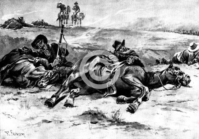 The Spanish-American War: 10th Dragoons, Coloured Regiment, United States Regular Army..., 1898. Creator: Unknown.