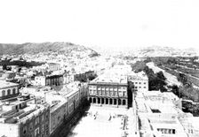 The Spanish-American War:...Grand Canary Island...the Plaza de Santa Ana, Las Palmas..., 1898. Creator: Charles Nanson