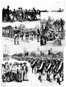 The Spanish-American War: incidents of the United States Mobilisation at Tampa, 1898. Creator: Unknown