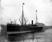 The Spanish-American War: steam-ship "Buenaventura," captured...by the US gun-boat "Nashville", 1898 Creator: Unknown