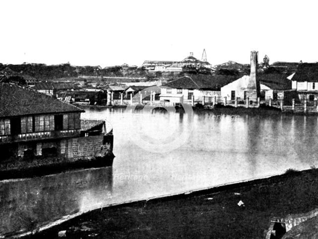 The Spanish-American War: scenes at Manila - outside the North Wall, 1898. Creator: Unknown.