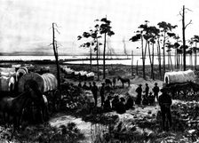 The Spanish-American War: the United States camp at Tampa Harbour, 1898. Creator: Unknown