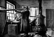 The Spanish-American War: the United States signal station at Sandy Hook, 1898. Creator: Unknown