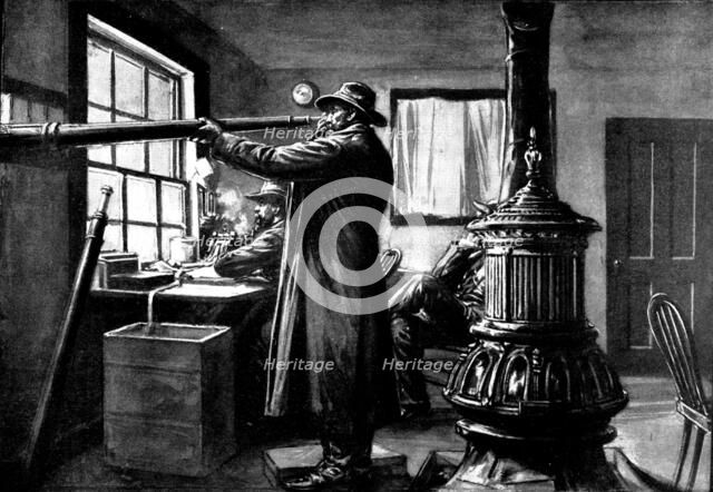 The Spanish-American War: the United States signal station at Sandy Hook, 1898. Creator: Unknown.